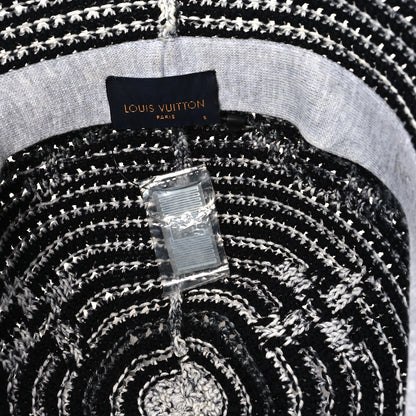 Louis Vuitton Crochet Monogram LV Bucket Hat S Grey Multicolor 8 of 8
