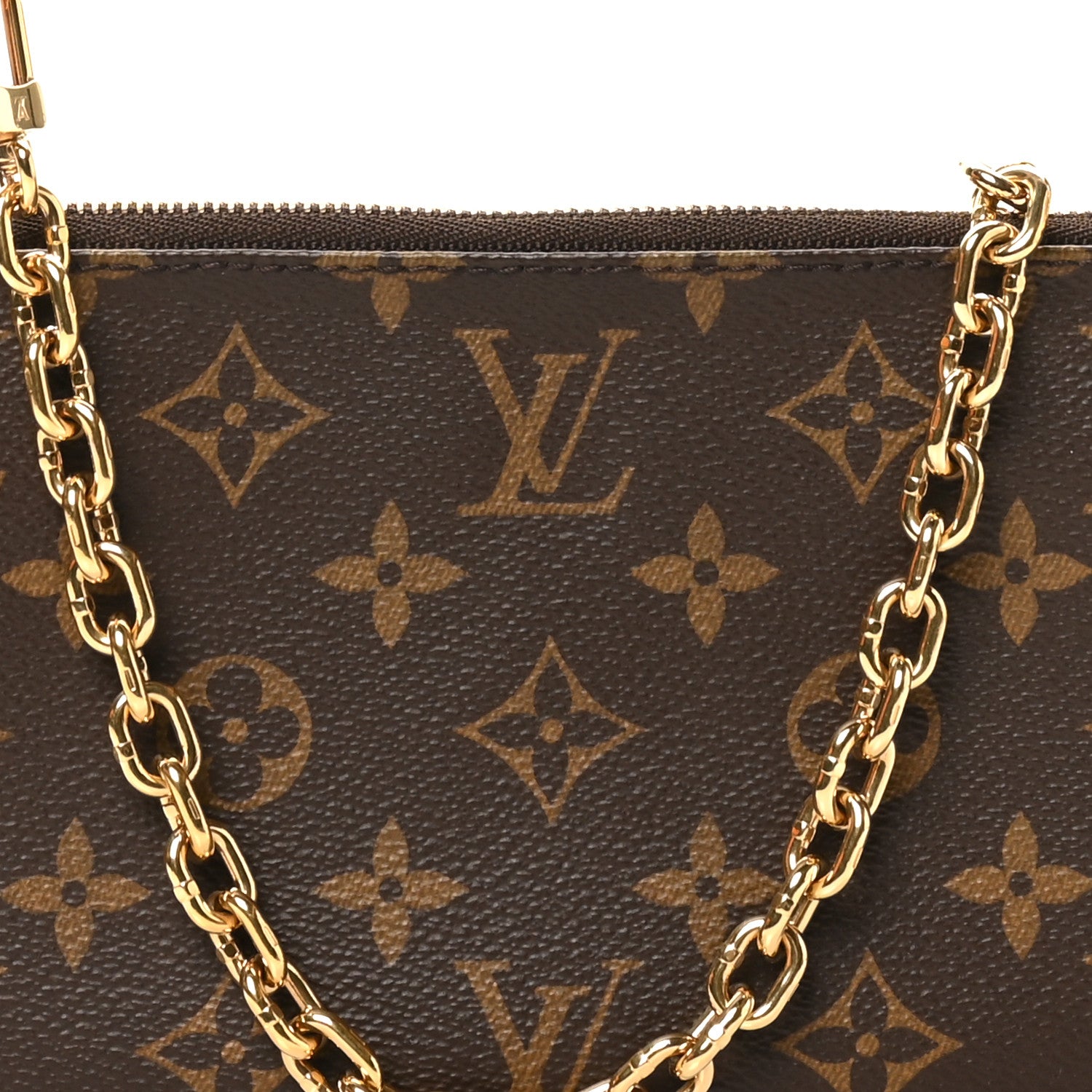 Louis Vuitton Monogram Chain Pochette Accessories 7 of 10