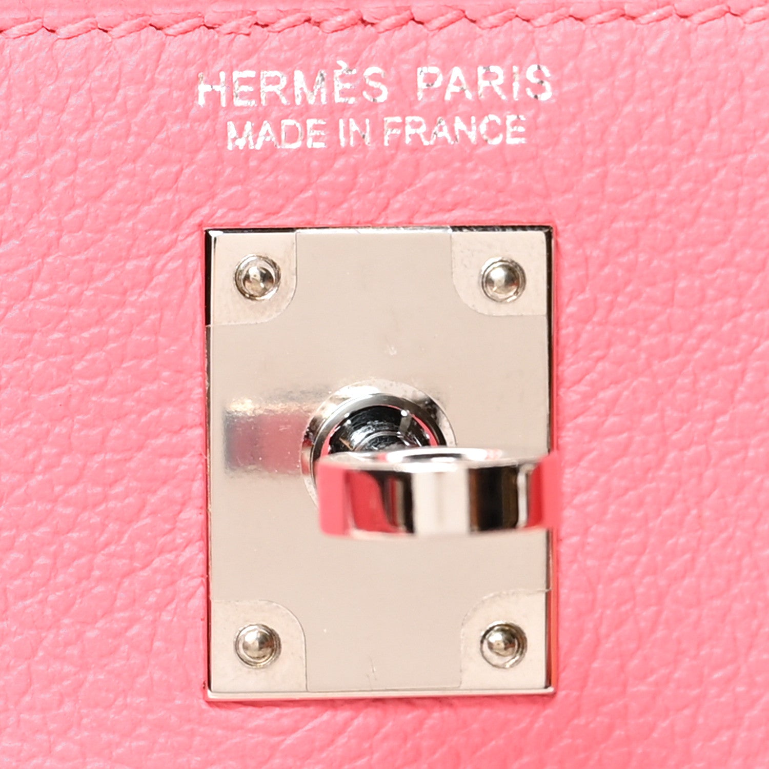Hermes Evercolor Kelly Danse II Belt Bag Rose Azalee 5 of 12