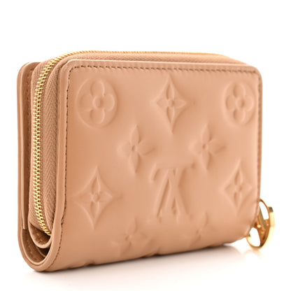 Louis Vuitton Lambskin Embossed Monogram Lou Coussin Wallet Camel 4 of 11