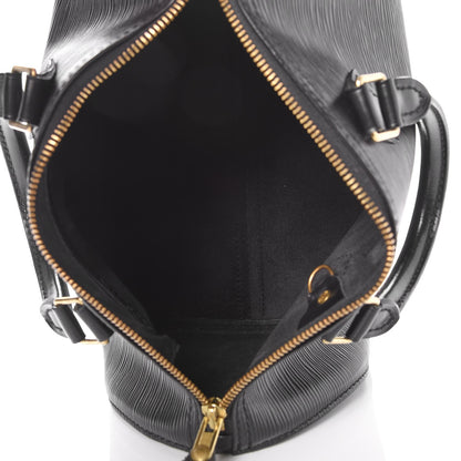 Louis Vuitton Epi Speedy 25 Black 8 of 10