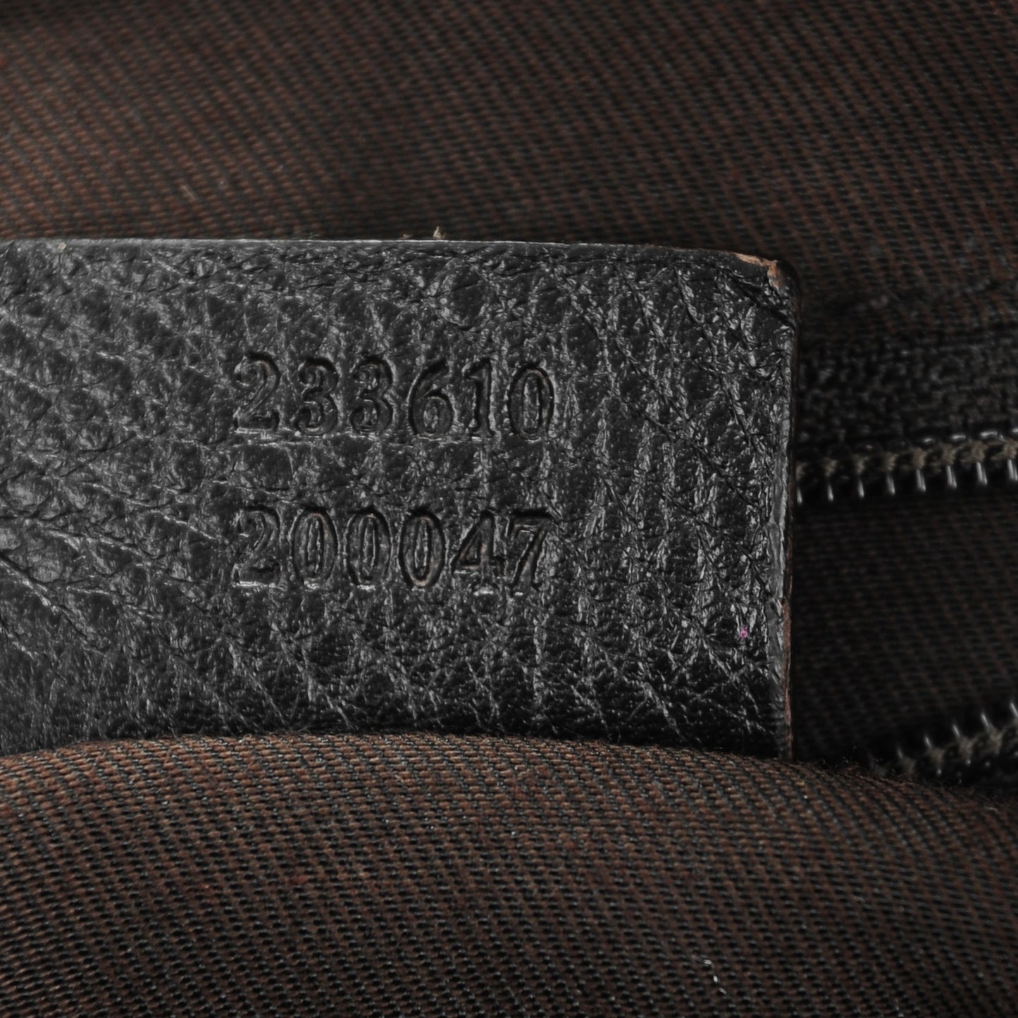 Monogram Medium New Ladies Web Tote Dark Brown