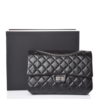 Chanel Aged Calfskin Quilted 2.55 Reissue 226 Flap Black 8 of 8