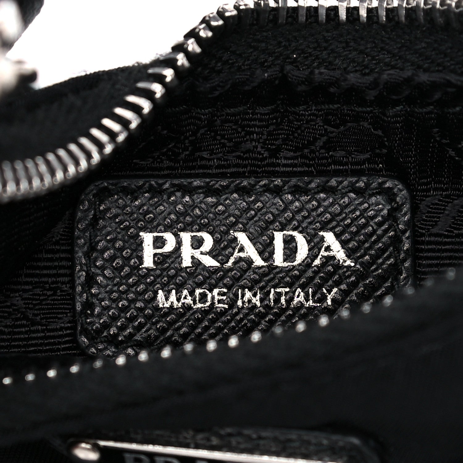 Prada Tessuto Nylon Mini Re-Edition 2000 Shoulder Bag Black 6 of 13