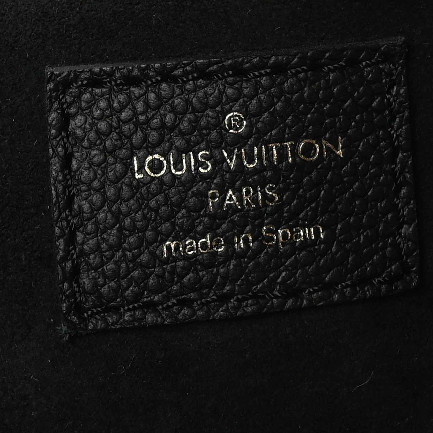 Louis Vuitton Empreinte Monogram Giant Petit Palais Black Beige 6 of 9