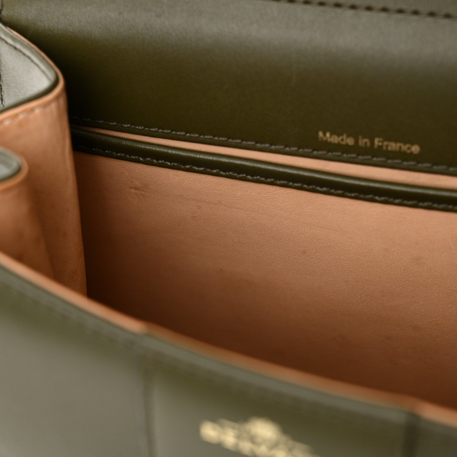 Delvaux Box Calfskin Mini Brillant Satchel Olive 12 of 13