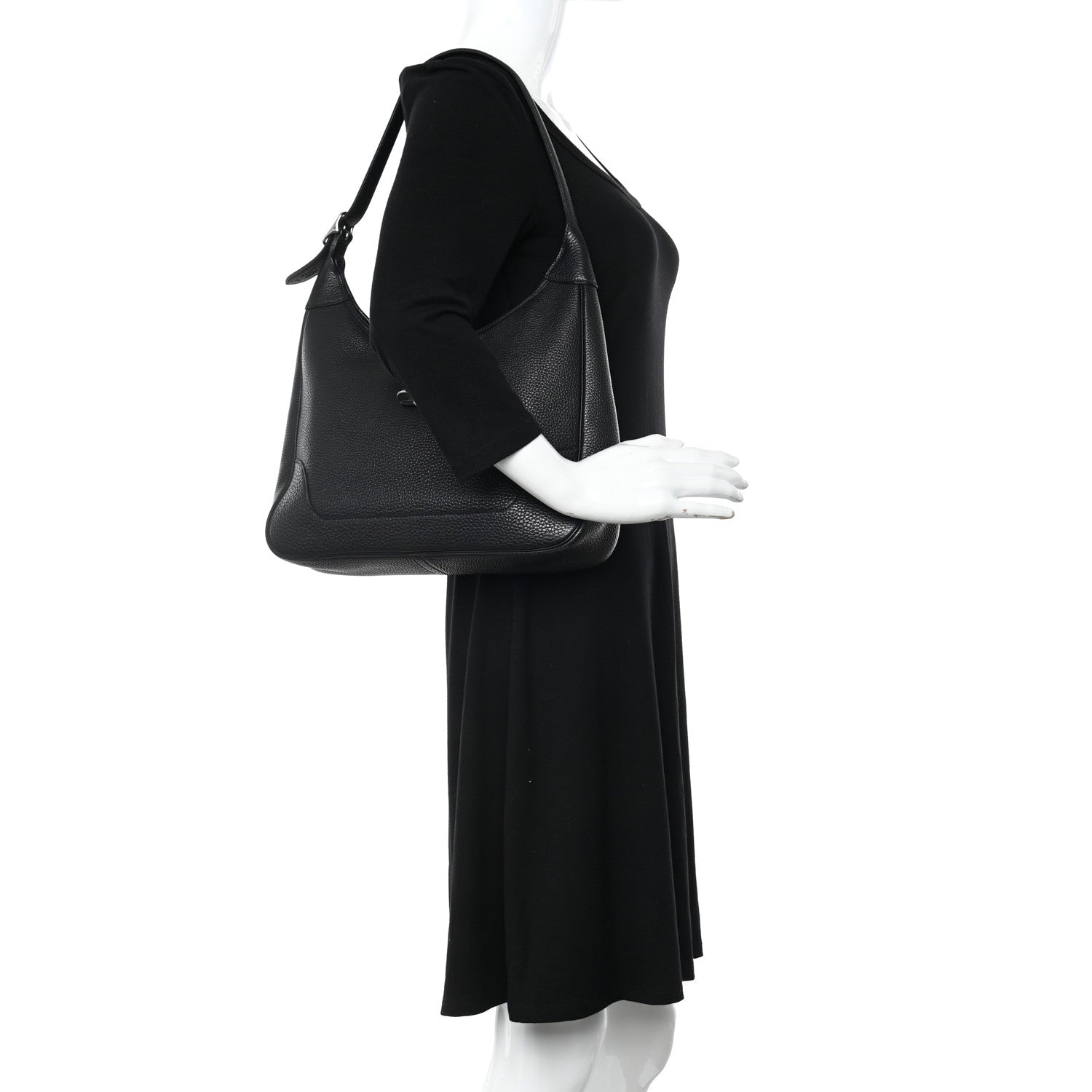 Hermes Taurillon Clemence Trim II 31 Black 2 of 8