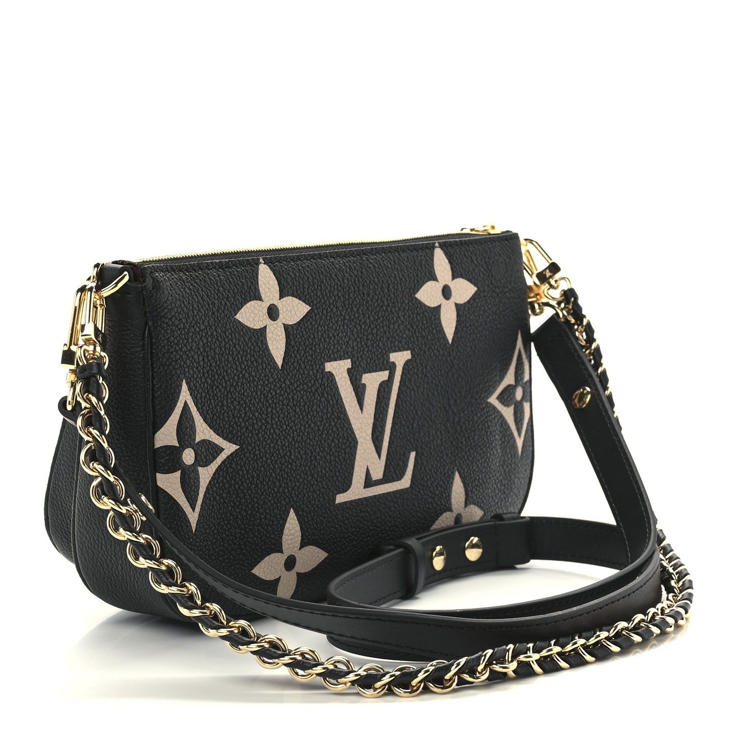 Empreinte Monogram Giant Multi Pochette Accessories Black Beige