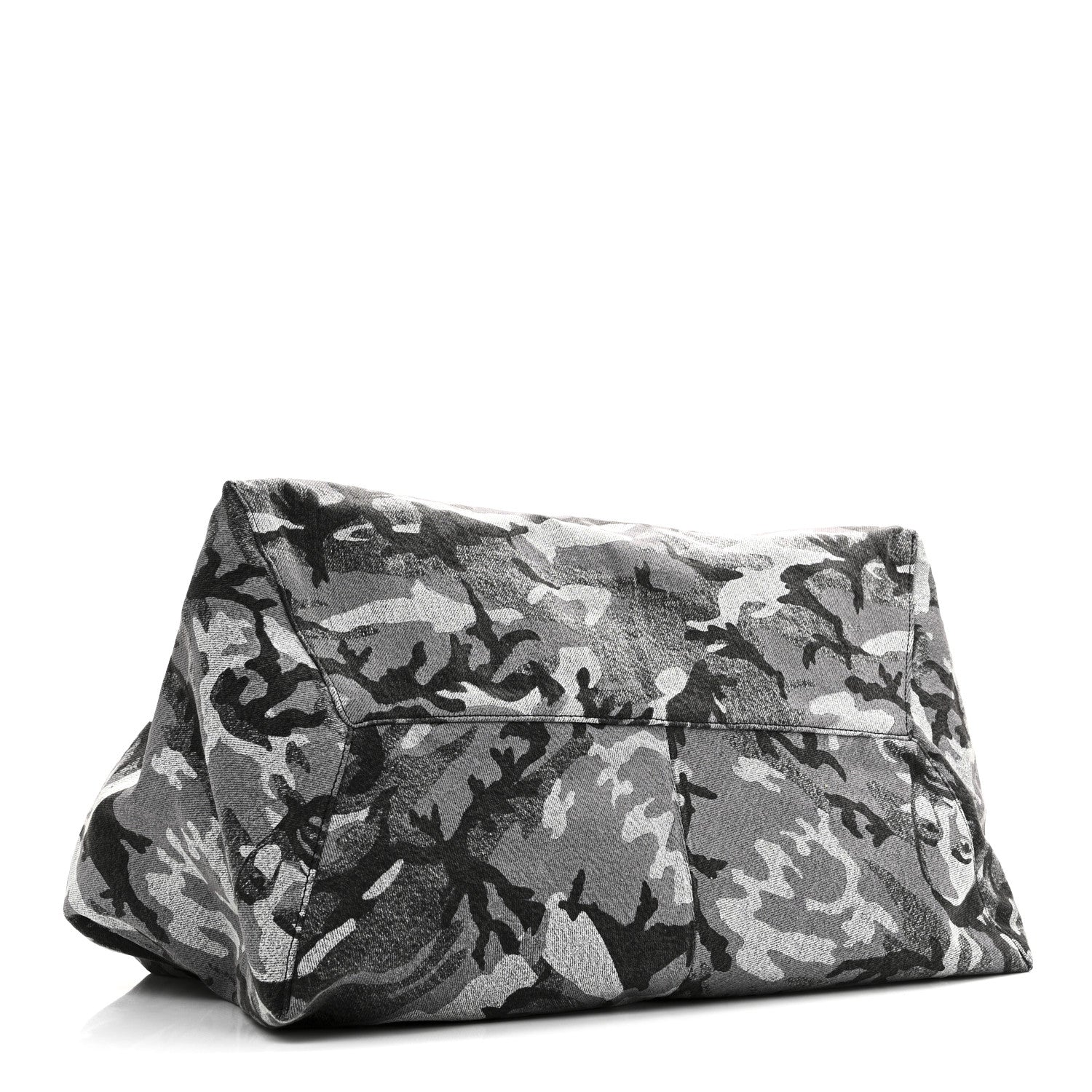 Marc Jacobs Denim Camo XL The Sack Bag Grey 5 of 10
