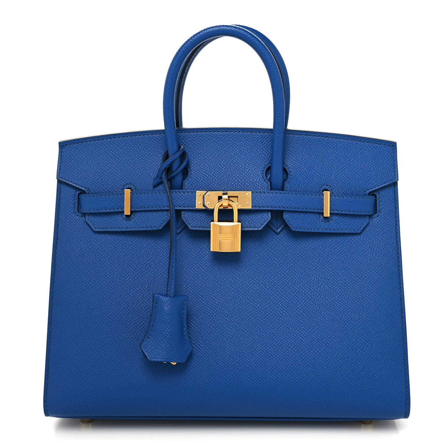 Epsom Birkin Sellier 25 Bleu France