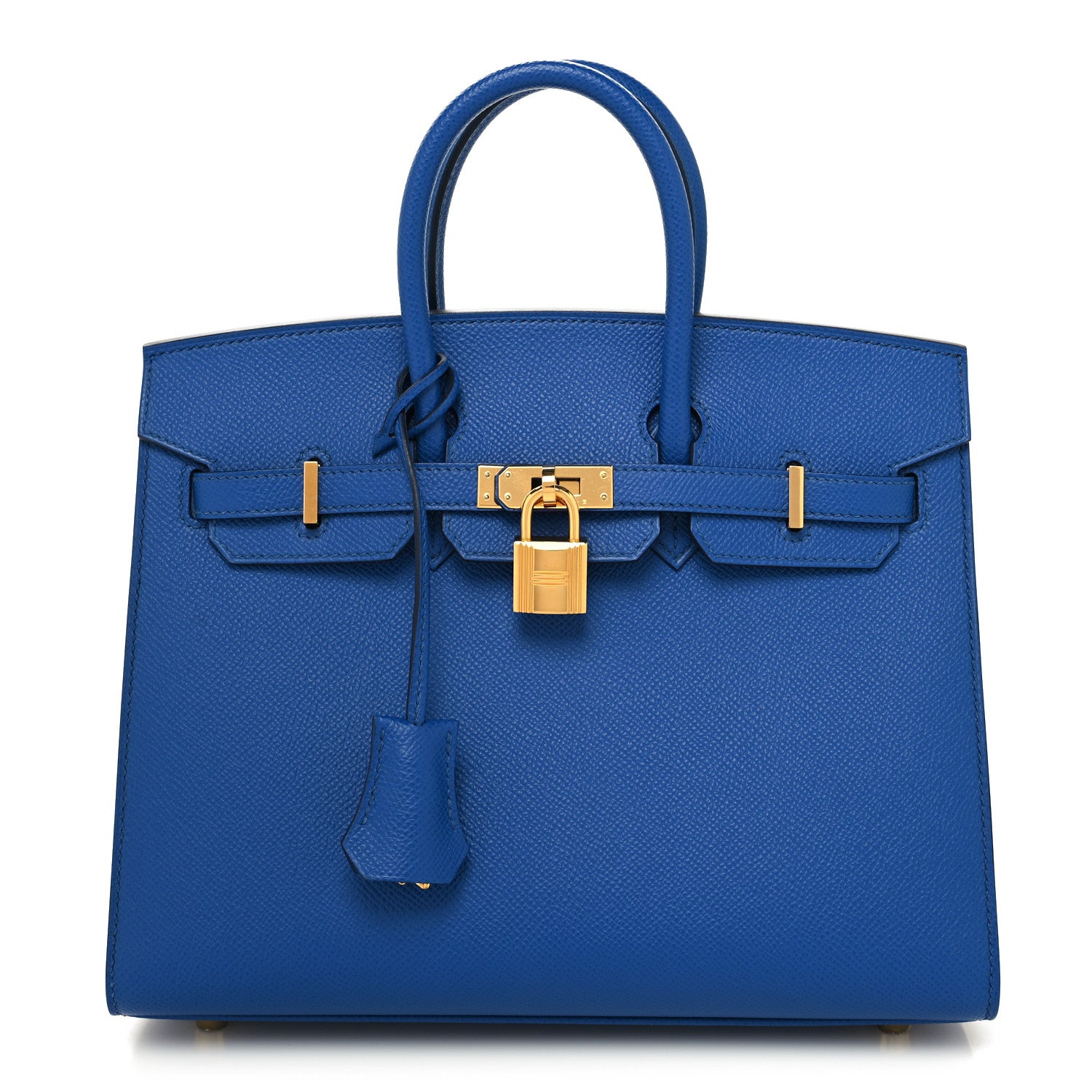Hermes Epsom Birkin Sellier 25 Bleu France 1 of 12