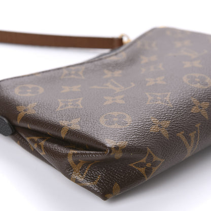 Louis Vuitton Monogram Pallas Clutch Black 6 of 10