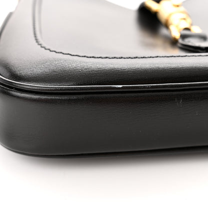 Gucci Boarded Dyana Lux Calfskin Mini Jackie 1961 Hobo Black 11 of 12