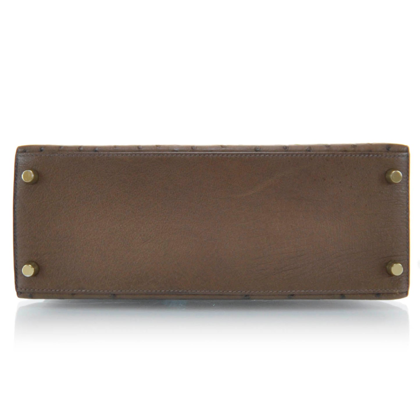 Ostrich Kelly 28 Chocolate