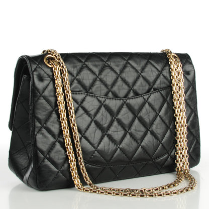 Chanel Aged Calfskin Quilted 2.55 Reissue 226 Flap Black 3 of 7