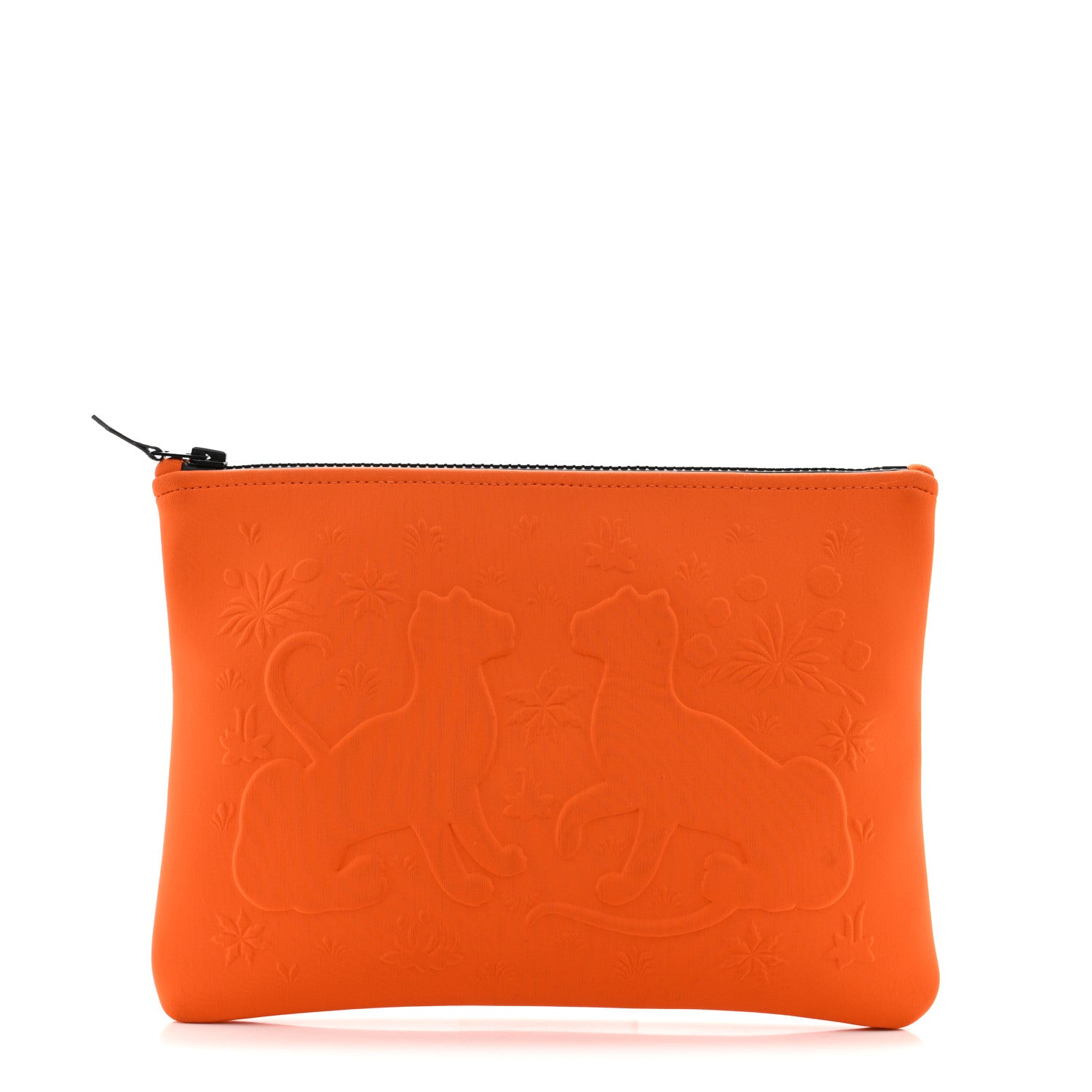 Hermes Neoprene Neobain Medium Case Orange 1 of 9