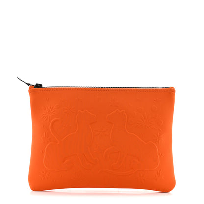 Hermes Neoprene Neobain Medium Case Orange 1 of 9