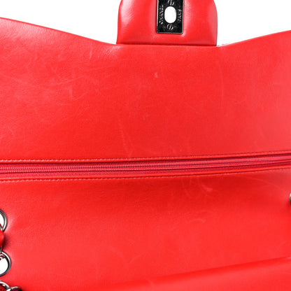 Chanel Lambskin Quilted Jumbo Double Flap Red 19 of 26