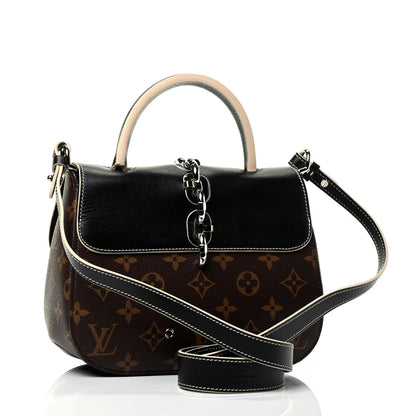 Louis Vuitton Calfskin Monogram Chain It Bag PM Black 2 of 4