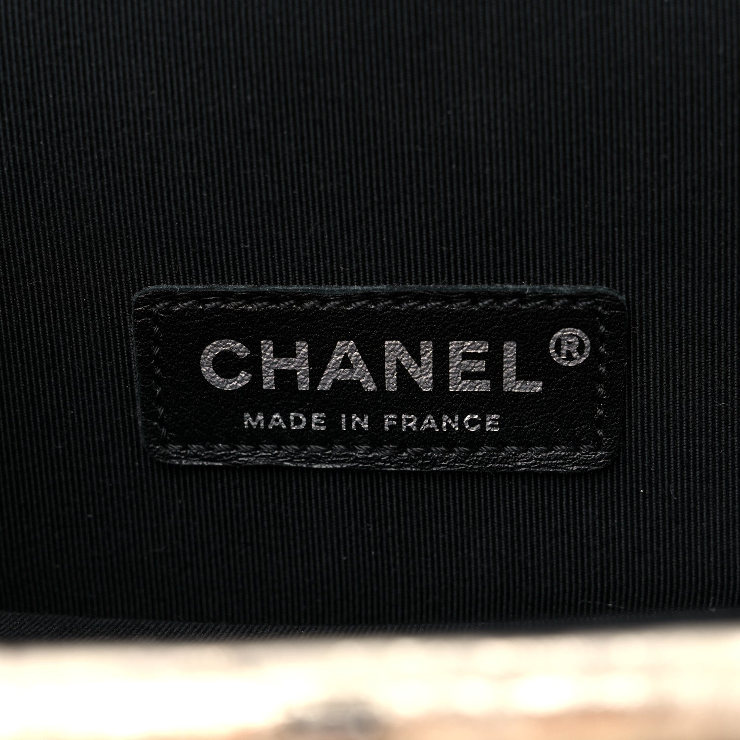 Chanel Metallic Lambskin Print Clutch Gold 6 of 10