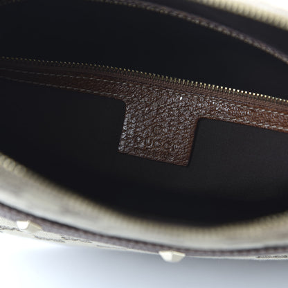 Gucci Monogram Anita Bamboo Top Handle Bag Brown 8 of 10