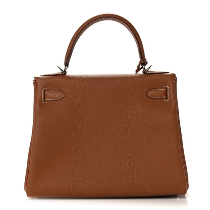 Hermes Togo Kelly Retourne 28 Gold 4 of 38
