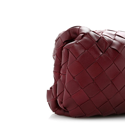 Bottega Veneta Nappa Maxi Intrecciato The Pouch Oversized Clutch Bordeaux 9 of 11