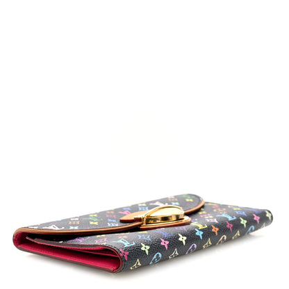 Louis Vuitton Monogram Multicolor Eugenie Wallet Black Grenade 4 of 6