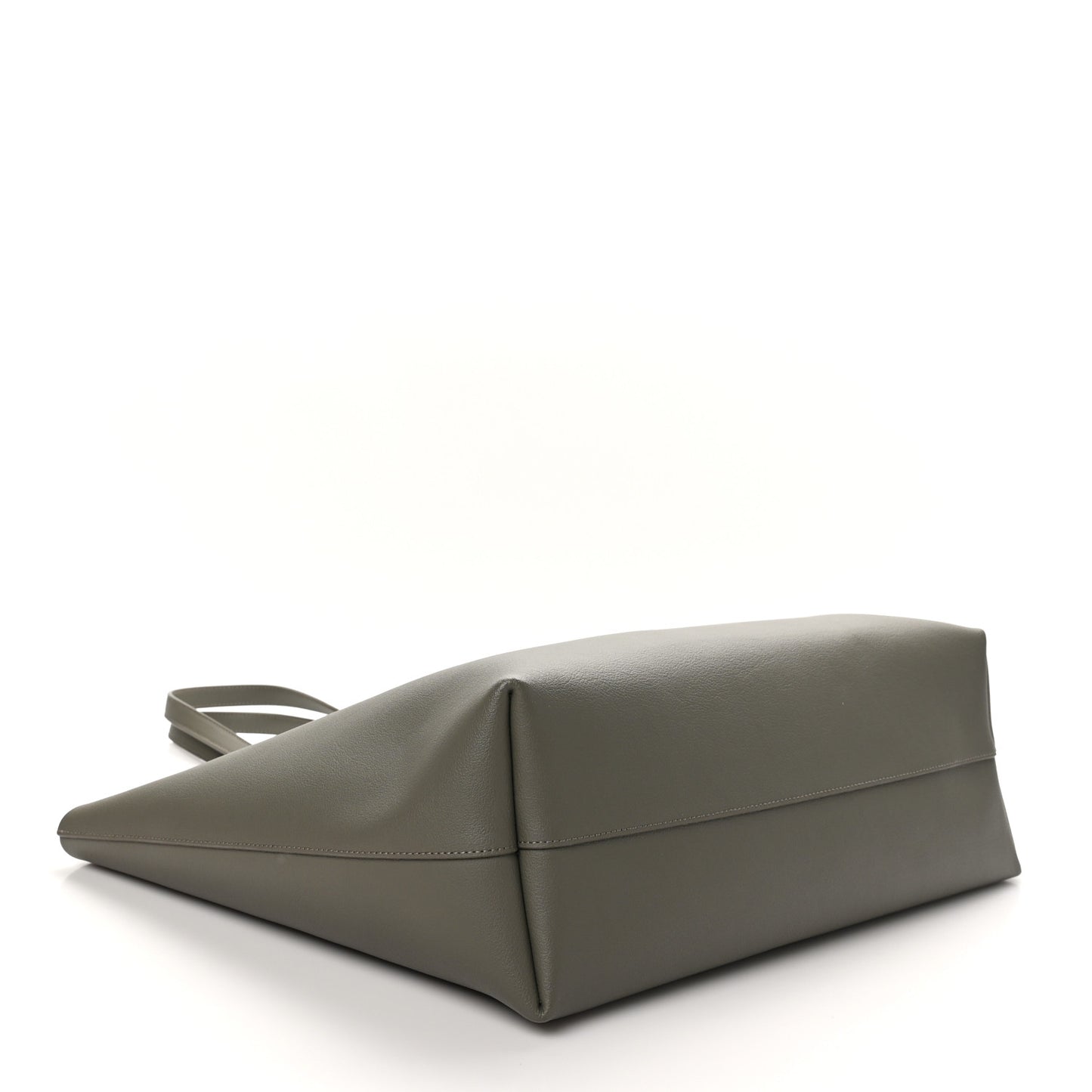 Calfskin Large Shopping Tote Kaki Militaire