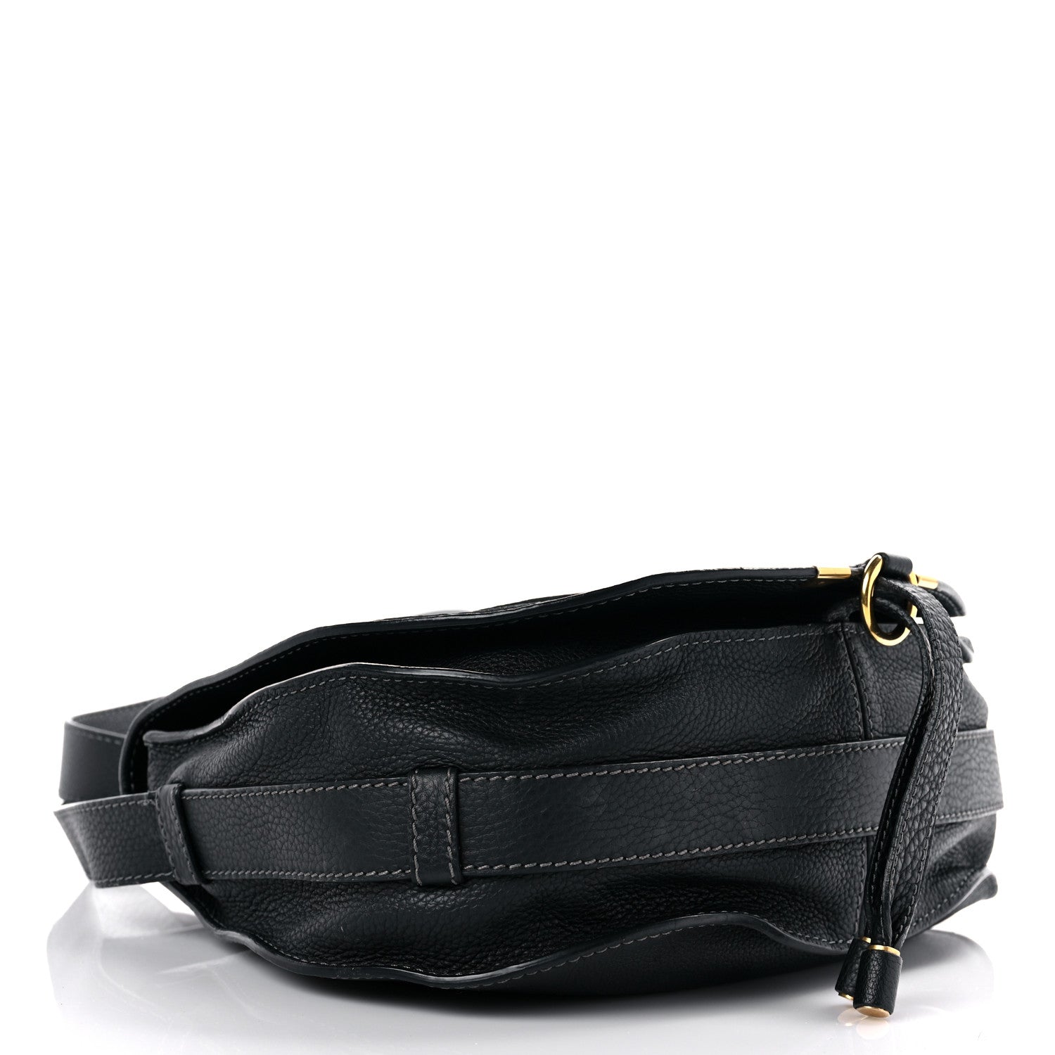 Chloe Calfskin Medium Marcie Round Crossbody Bag Black 4 of 19