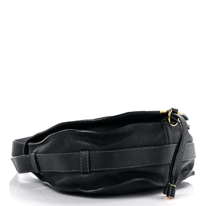 Chloe Calfskin Medium Marcie Round Crossbody Bag Black 4 of 19
