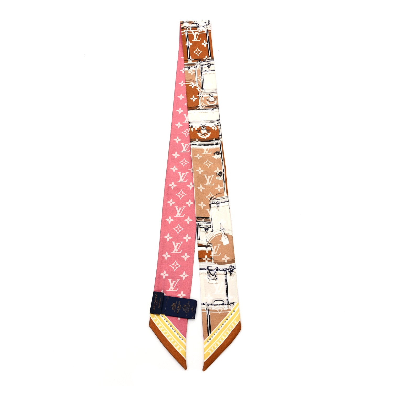 Louis Vuitton Silk Monogram Let's Go Wild BB Bandeau Rose 2 of 3