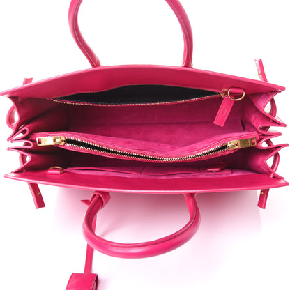 Saint Laurent Calfskin Small Sac De Jour Lipstick Pink 6 of 11