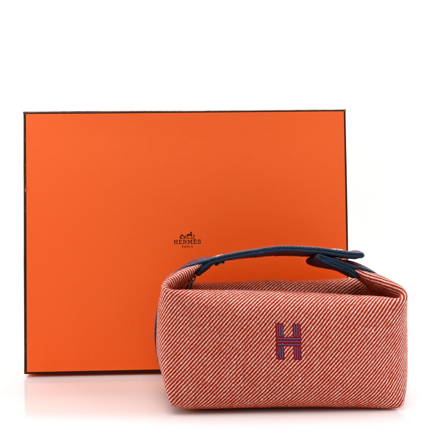 Hermes Wool Small Bride-A-Brac H Natte Pouch Tomette 9 of 9