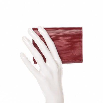Louis Vuitton Epi Business Card Holder Rubis 2 of 6