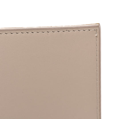 Saint Laurent Calfskin Crocodile Embossed Kate Monogram Tassel Chain Wallet Marble Pink 12 of 13