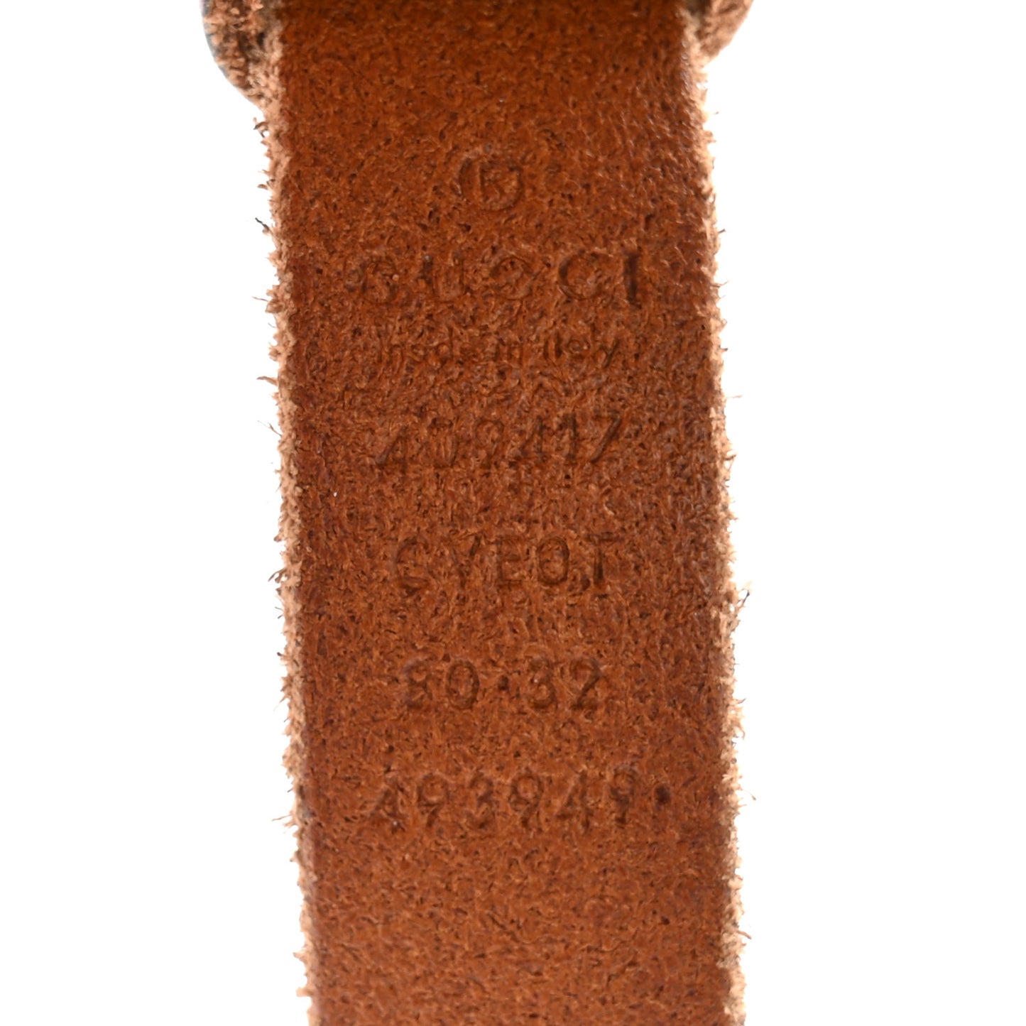Faded Calfskin Double G 20mm Belt 80 32 Cuir