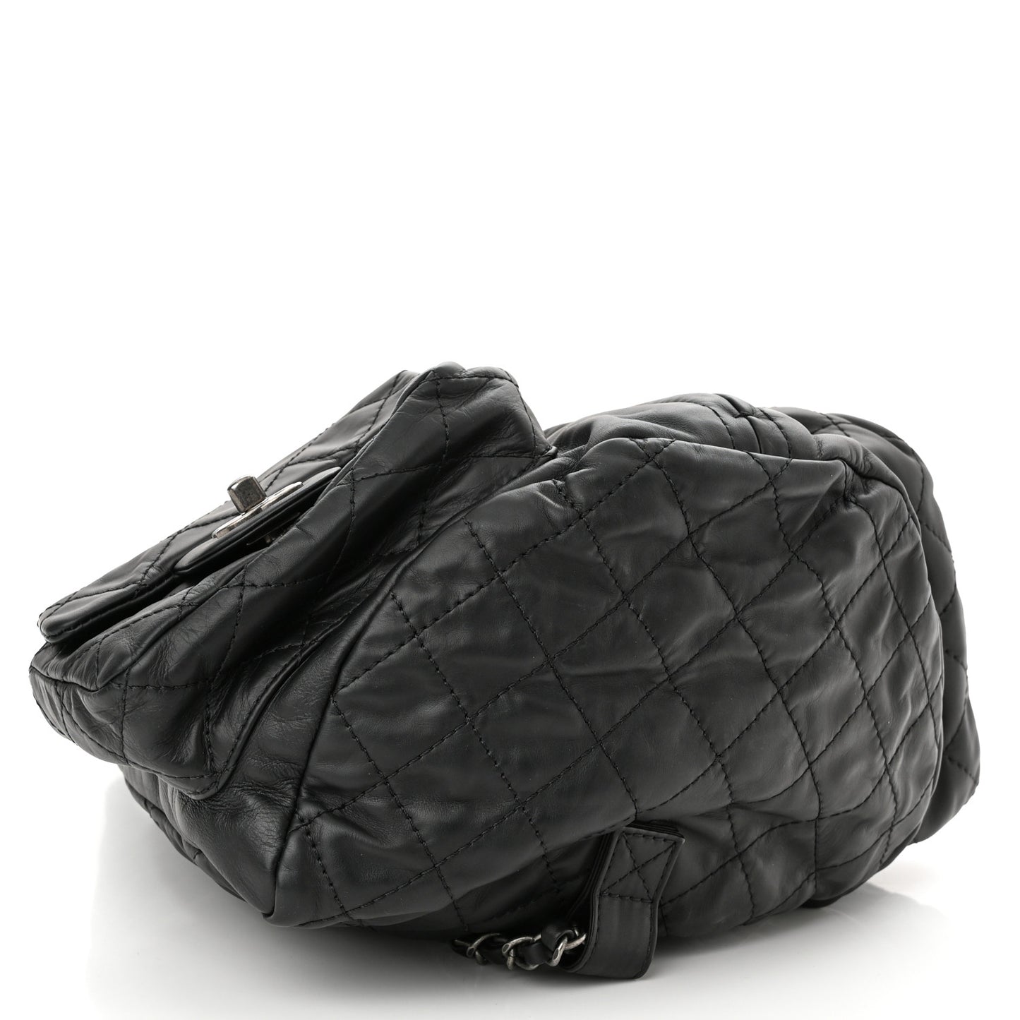Calfskin Large Backpack Is Back Black
