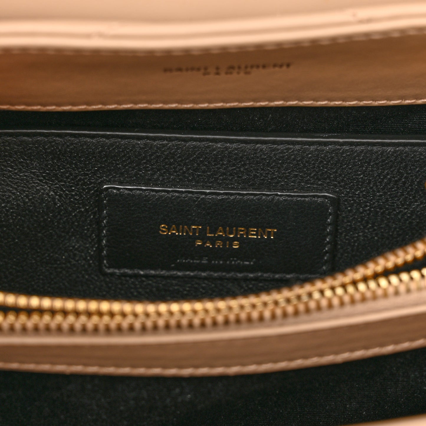 Calfskin Y Quilted Monogram Small Loulou Chain Satchel Dark Beige