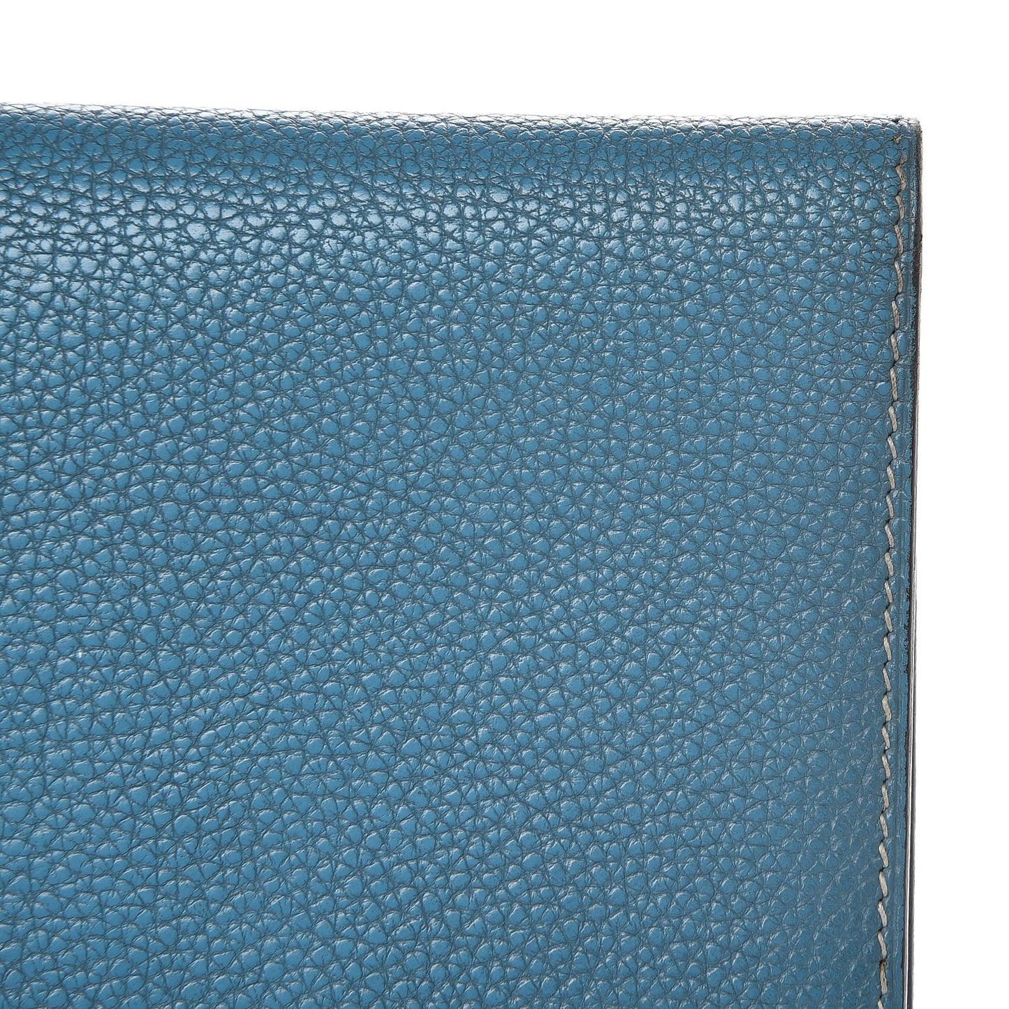 Togo Dogon Duo Wallet Blue Jean