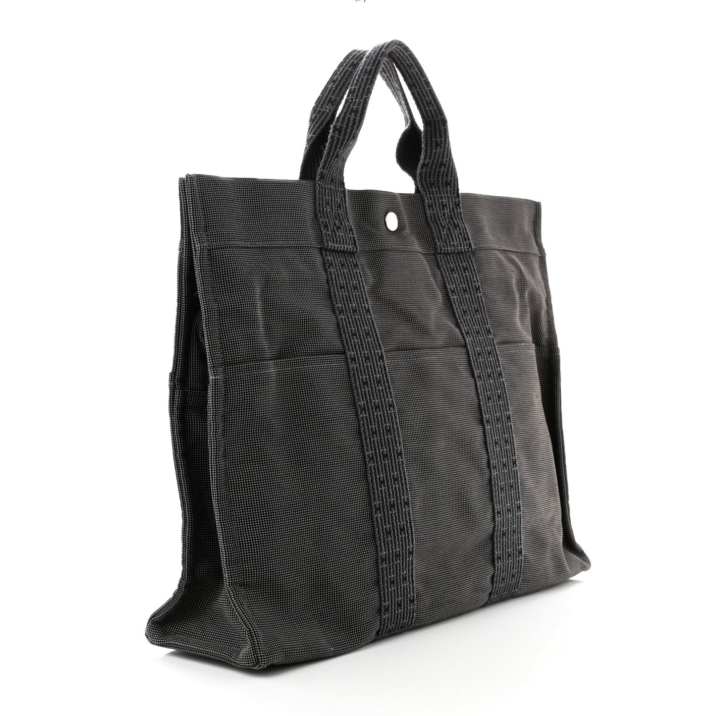Canvas Herline MM Tote Grey