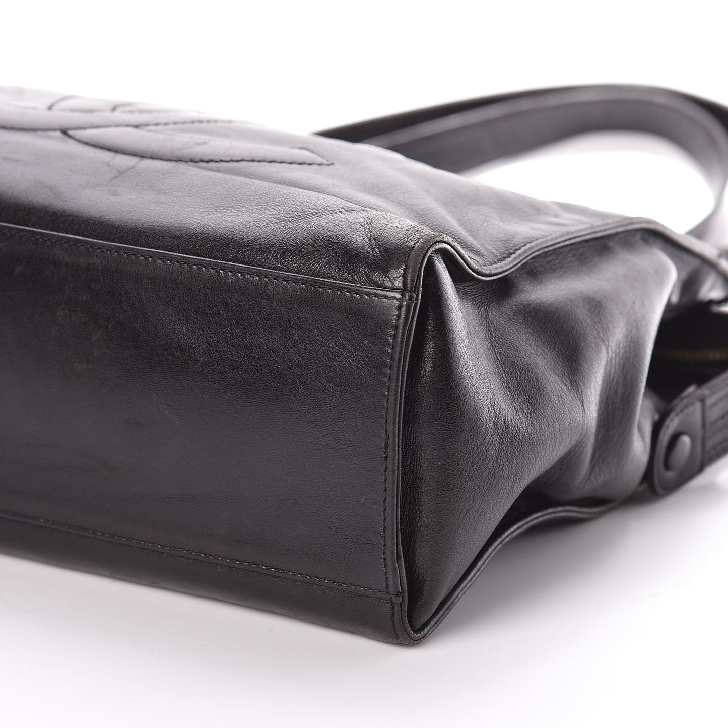 Lambskin CC Shoulder Bag Black