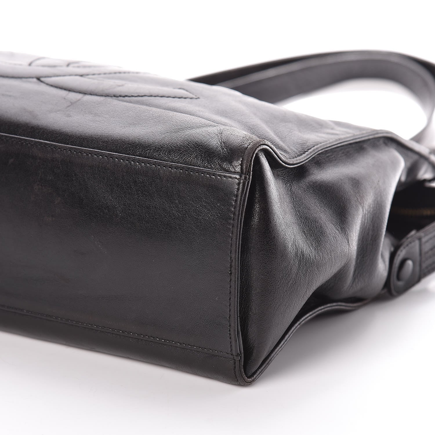 Chanel Lambskin CC Shoulder Bag Black 8 of 9