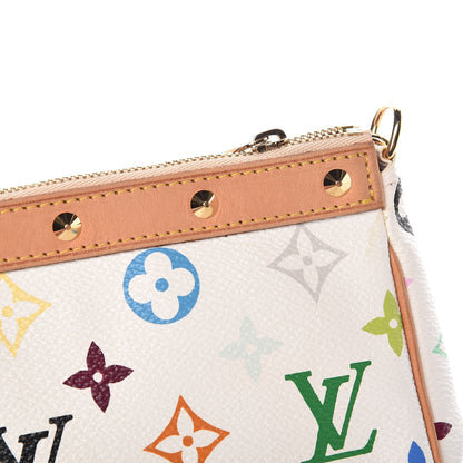 Louis Vuitton Monogram Multicolor Pochette Accessories White 11 of 16