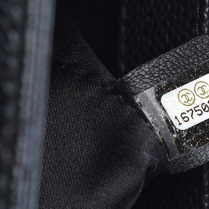 Chanel Caviar Quilted XL Grand Shopping Tote GST Black 7 of 10
