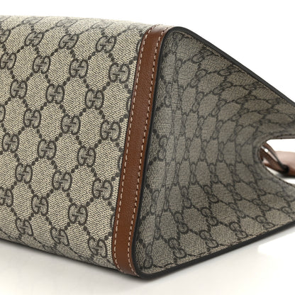 Gucci GG Supreme Monogram Medium Padlock Tote Beige Cuir 9 of 9