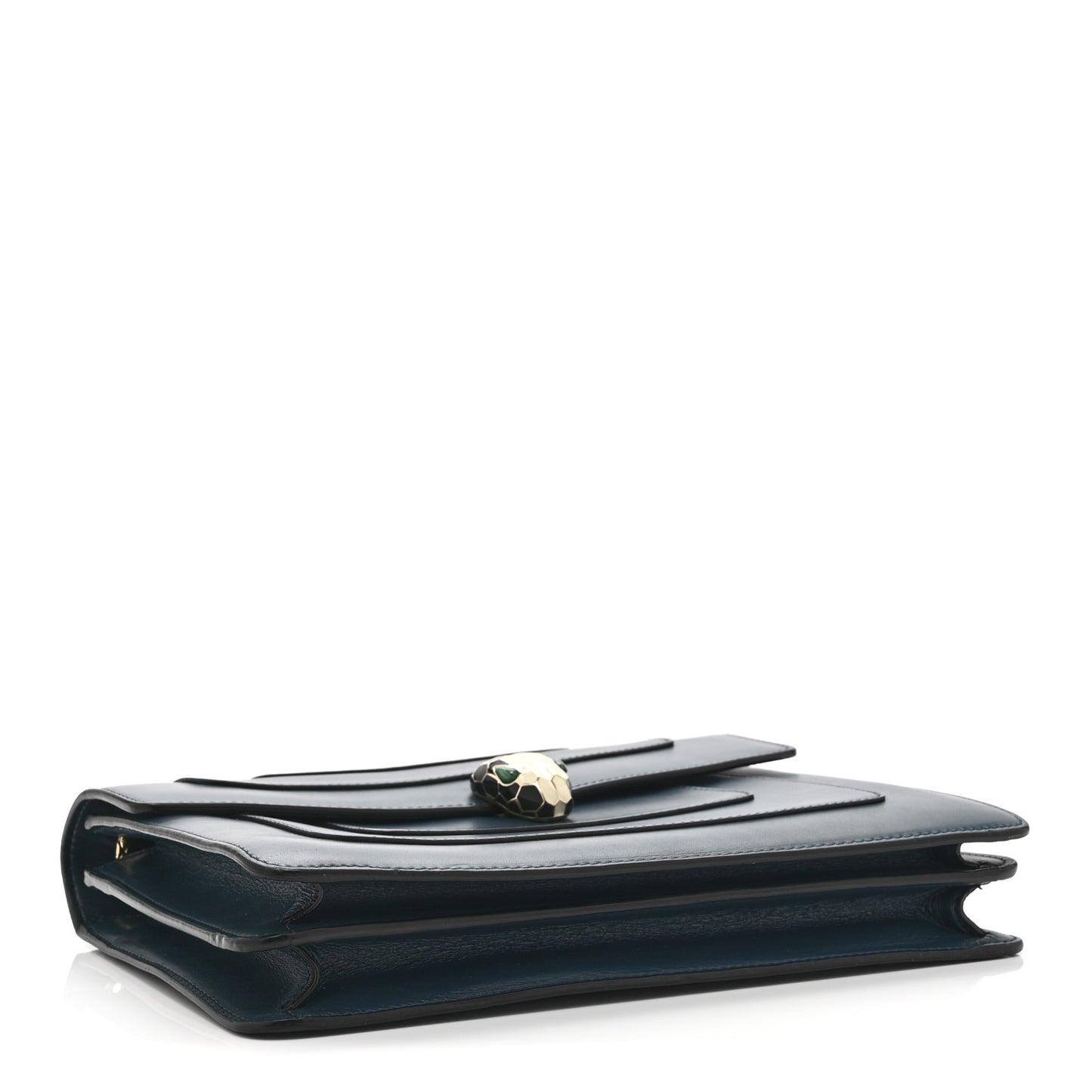 Calfskin Serpenti Forever Shoulder Bag Emerald Green