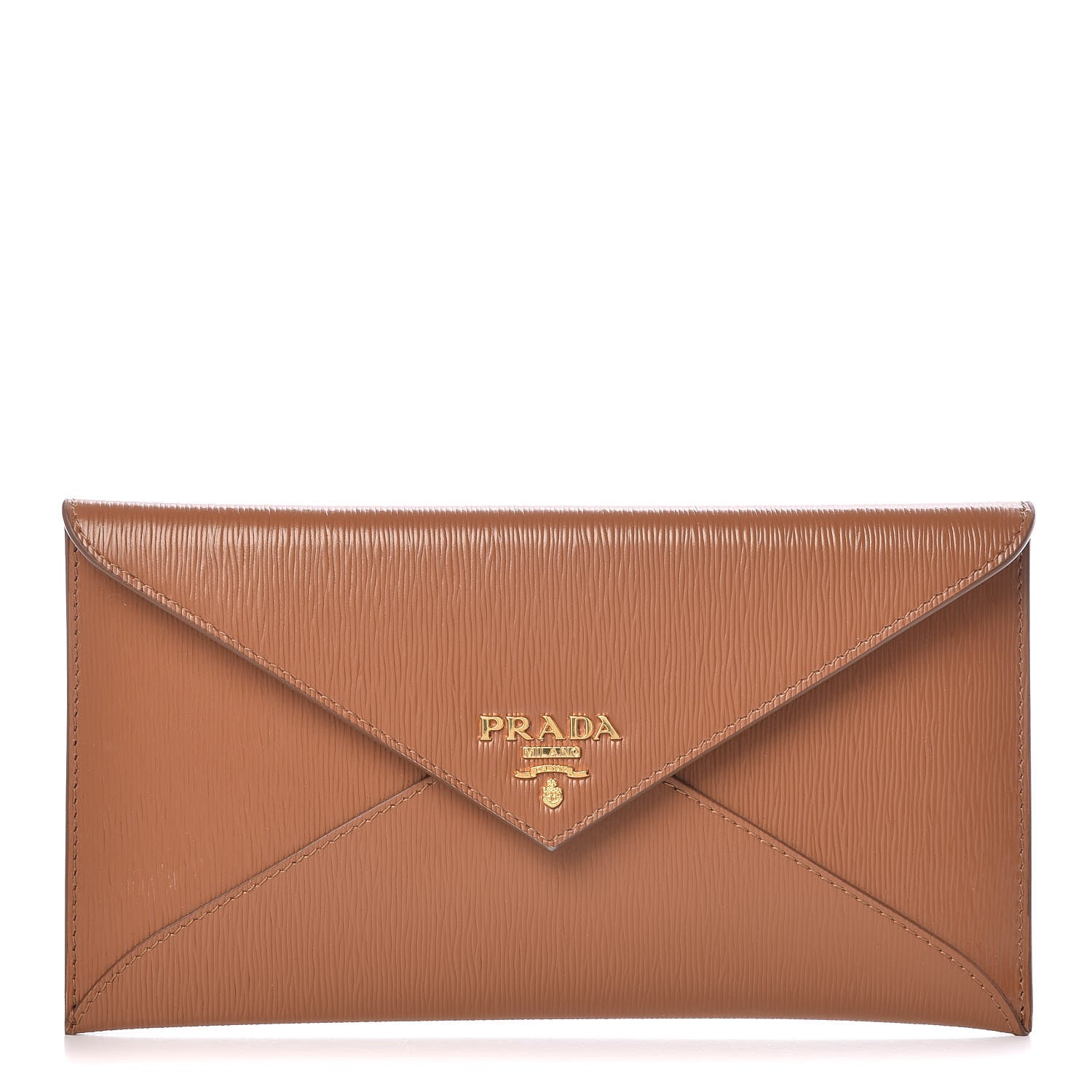 Prada Vitello Move Envelope Wallet Caramel 1 of 8