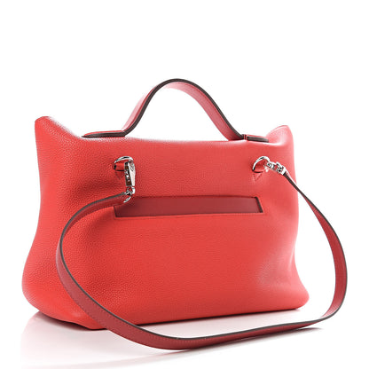 Hermes Taurillon Maurice Swift 24/24 29 Rouge De Coeur Rouge Piment 3 of 10