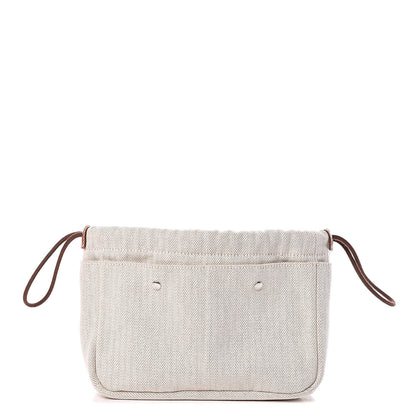 Hermes Canvas Barenia Fourbi 20 PM Pouch Naturel Fauve 1 of 10